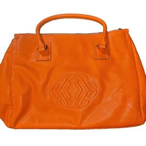 KATE LANDRY ORANGE HANDBAG‎ TRENDY LARGE